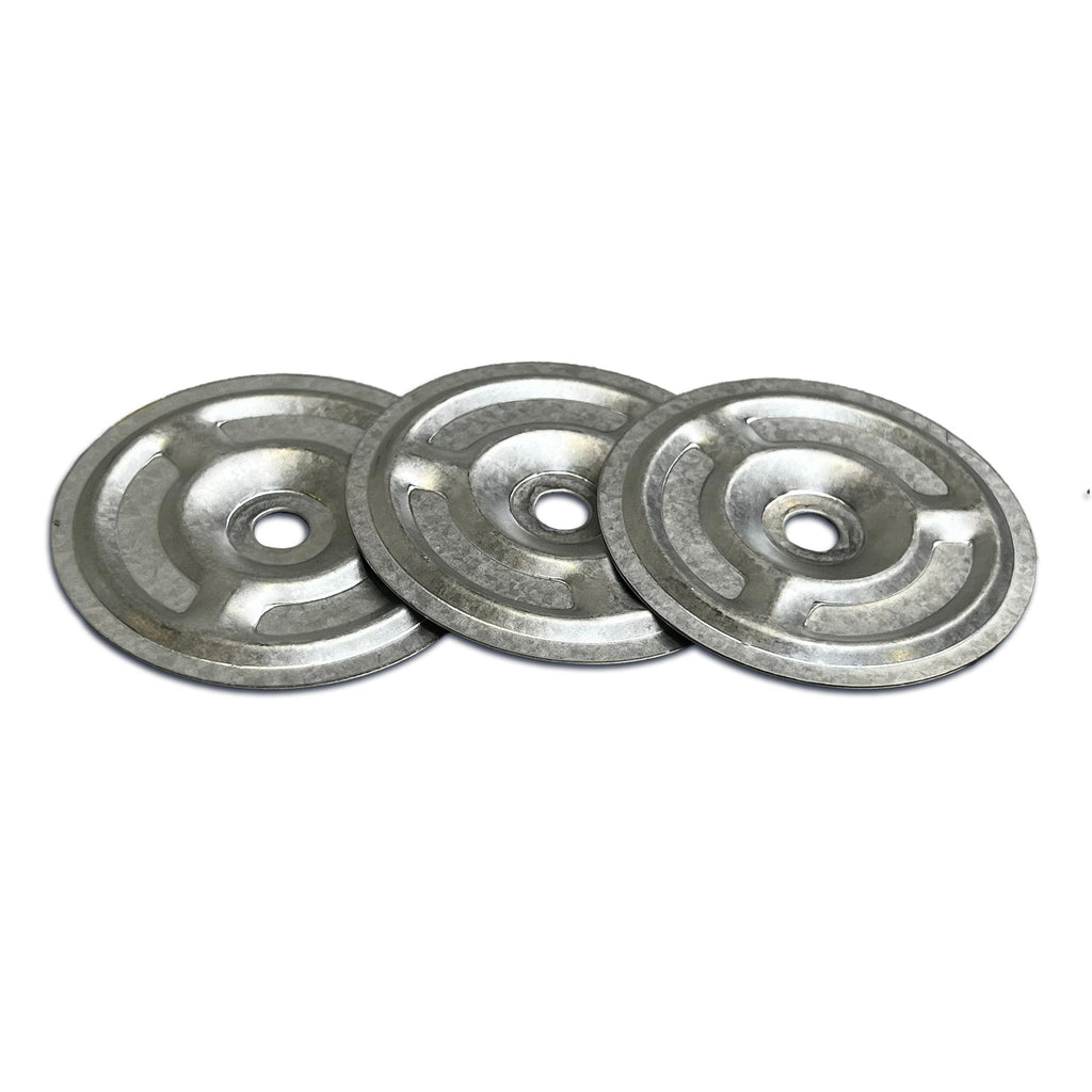 Dakplaatjes 70 mm verzinkt 0.7 mm 100 stuks