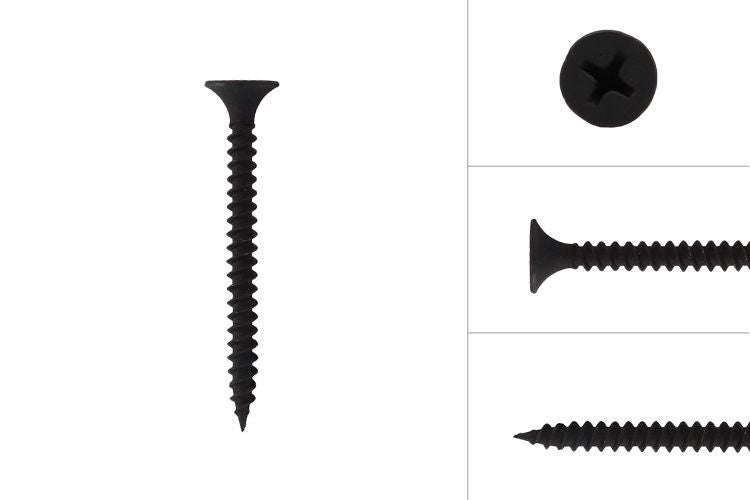 Gipsplaatschroeven Gefosfateerd Staal Fijn Draad 3.5 x 45 mm - 1000 stuks